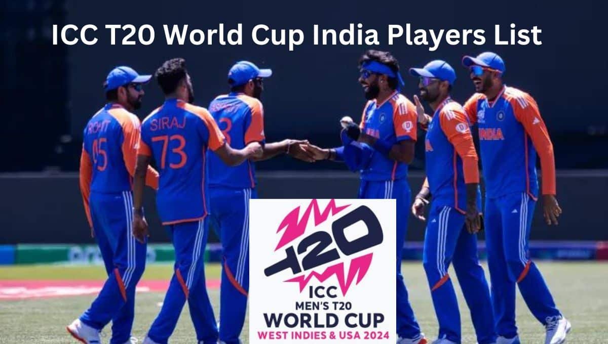 T20 world cup 2024 India players list