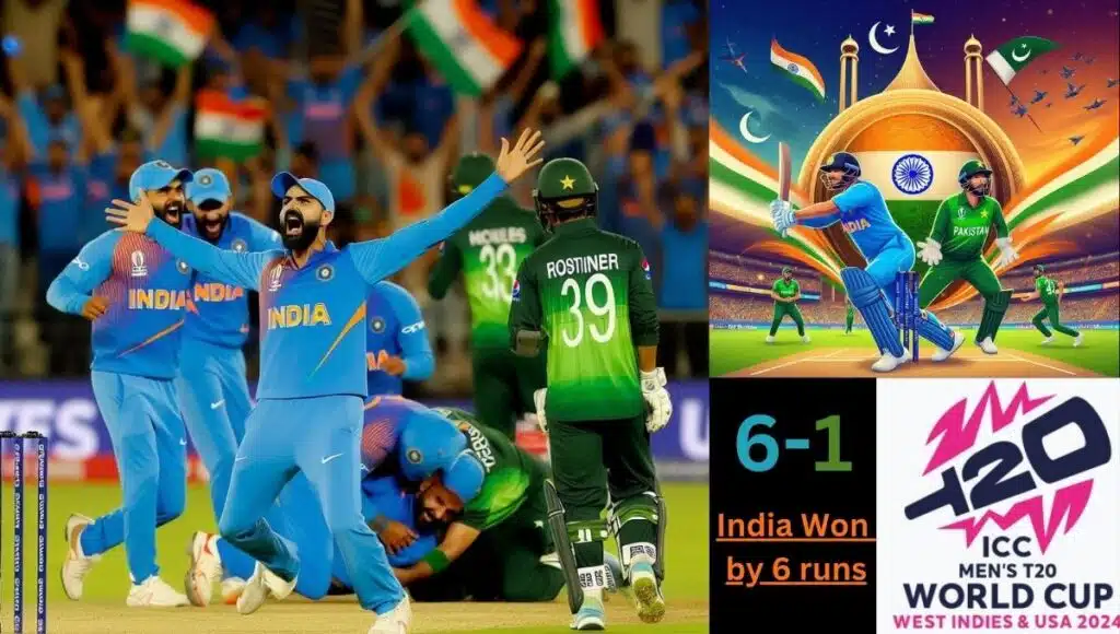 India vs Pakistan | It is 6-1 winning in T20 Cricket World Cup for India 1 India Vs Pakistan