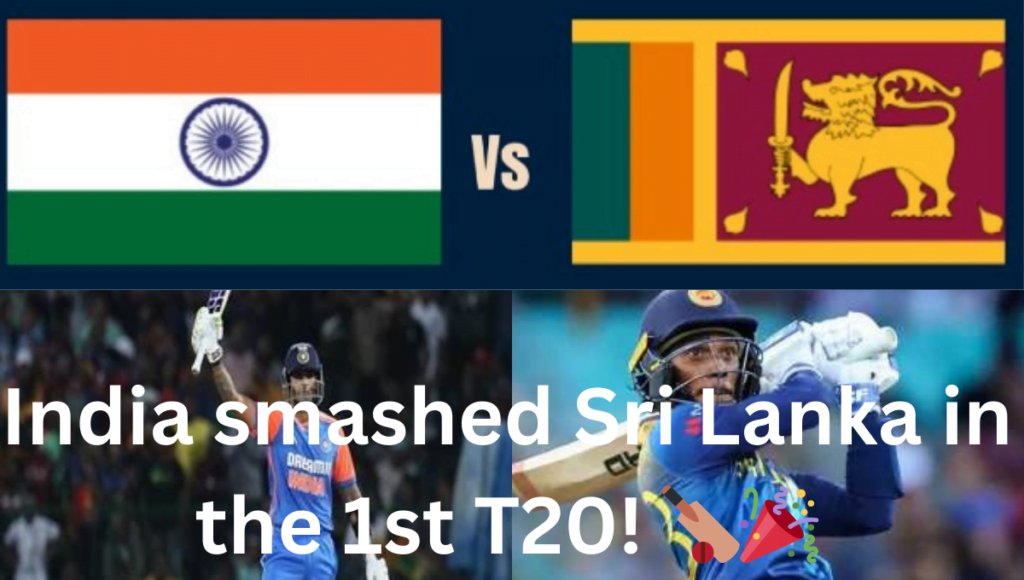 India vs Sri Lanka 1st T20I highlights