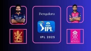 Today cricket match of IPL 2025, RCB vs RR, has a significant impact on the points table, RCB stands 3rd in the points table, RCB won by 11 runs